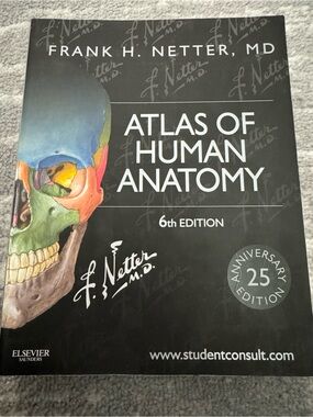 Frank H. Netter Atlas of Human Anatomy, 6th Edition - Black